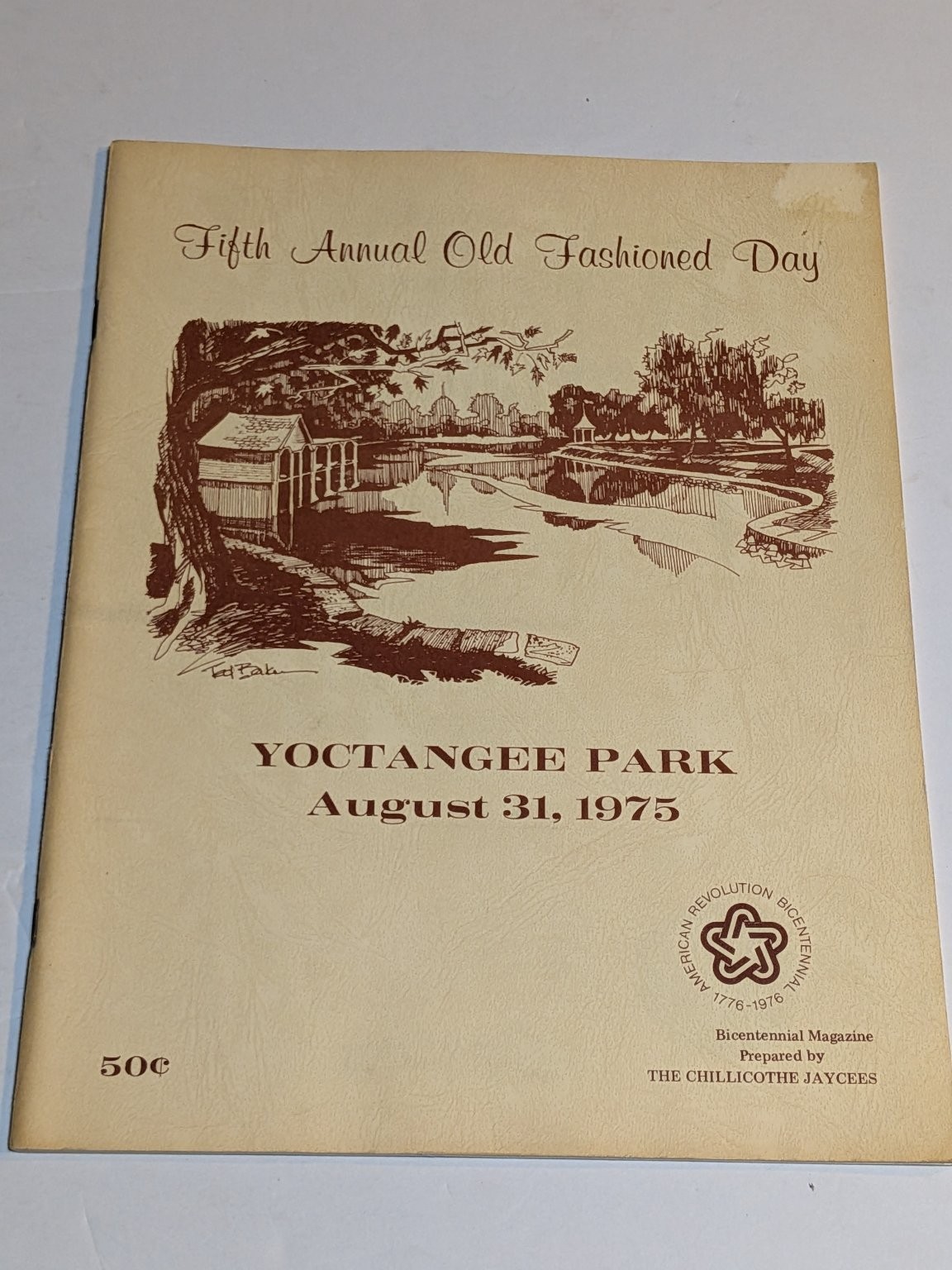 Fifth Annual Old Fashioned Day Yoctangee Park 1975 Chillicothe Ohio Bicentennial