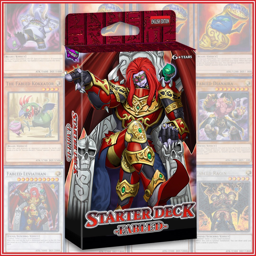 Fabled Leviathan Deck -Fabled YuGiOh Complete Deck 70+ Cards