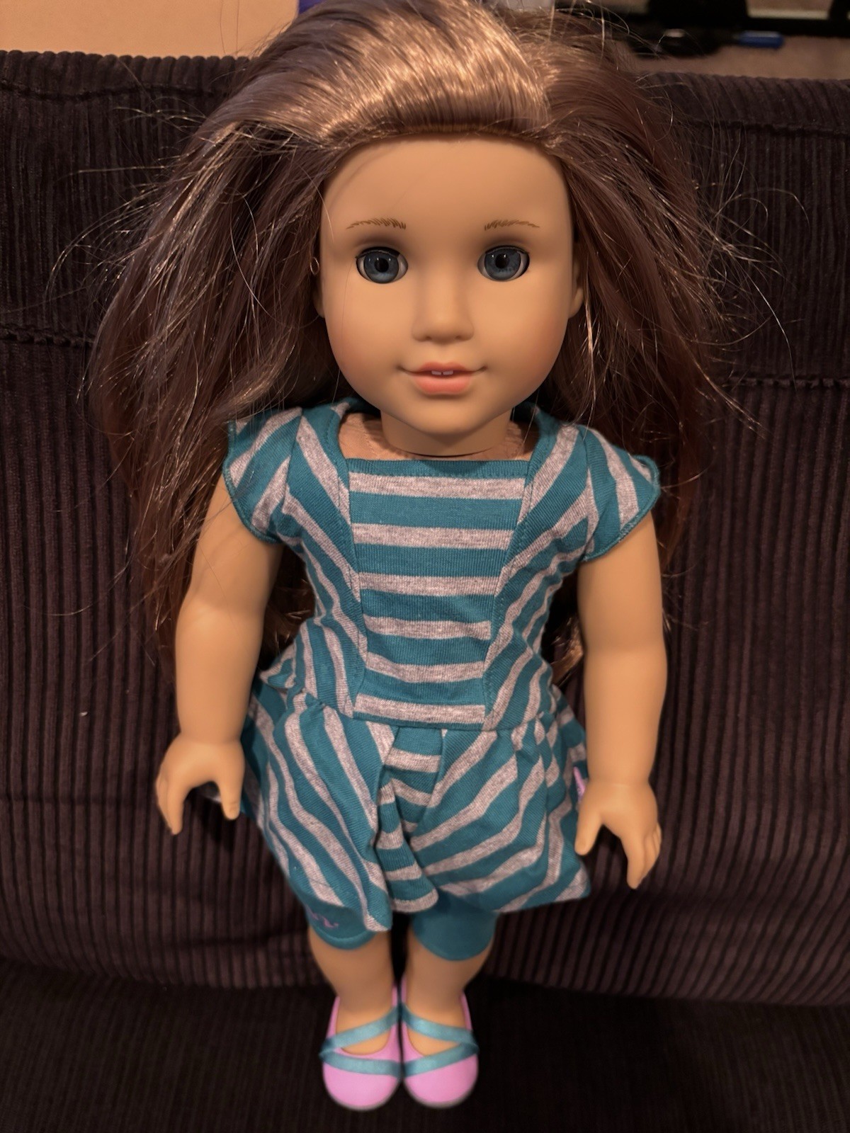 American Girl Doll 18” McKenna Girl Of Year 2012 Complete Meet Outfit & Shoes