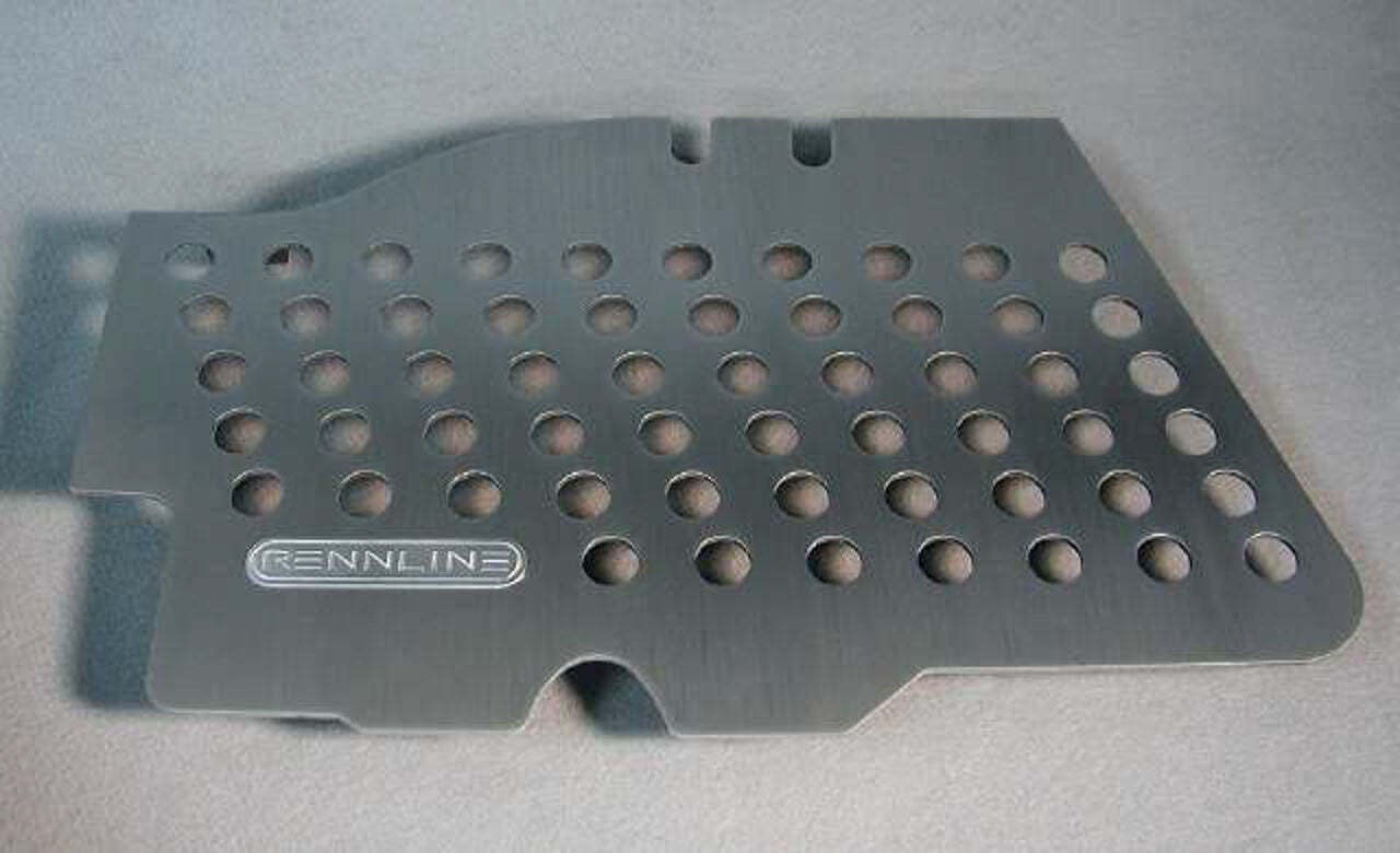 Rennline Alum Floorboard Passenger Side Perf Blk Fits 911/912/930 Coupe 69-89 Rennline Alum Floorboard Passenger Side Perf Blk Fits 911/912/930 Coupe 69-89