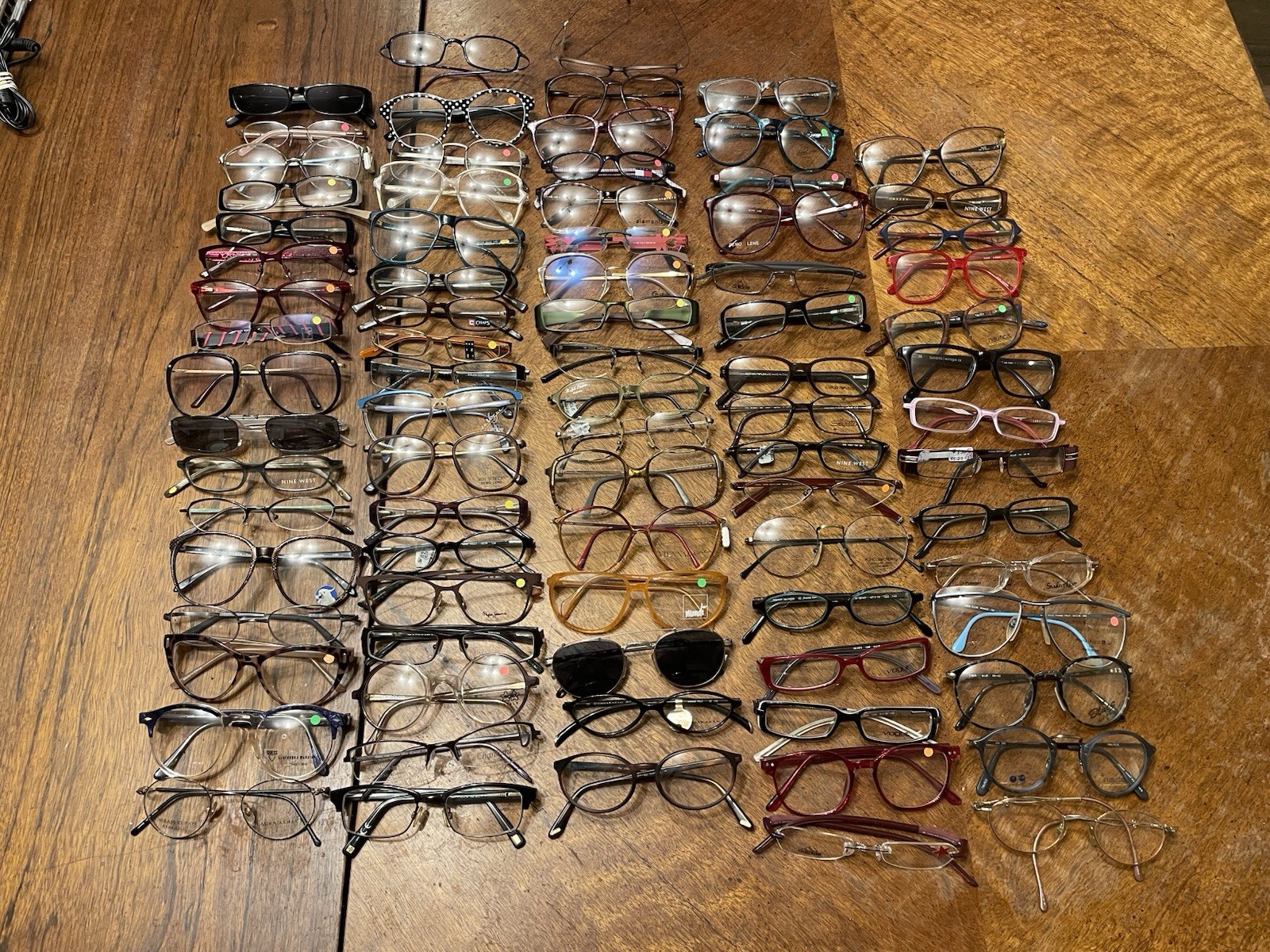 Lot of 80 Eyeglass Frames NOS Ralph Lauren Nautica Christian Dior Demo Lense Lot of 80 Eyeglass Frames NOS Ralph Lauren Nautica Christian Dior Demo Lense