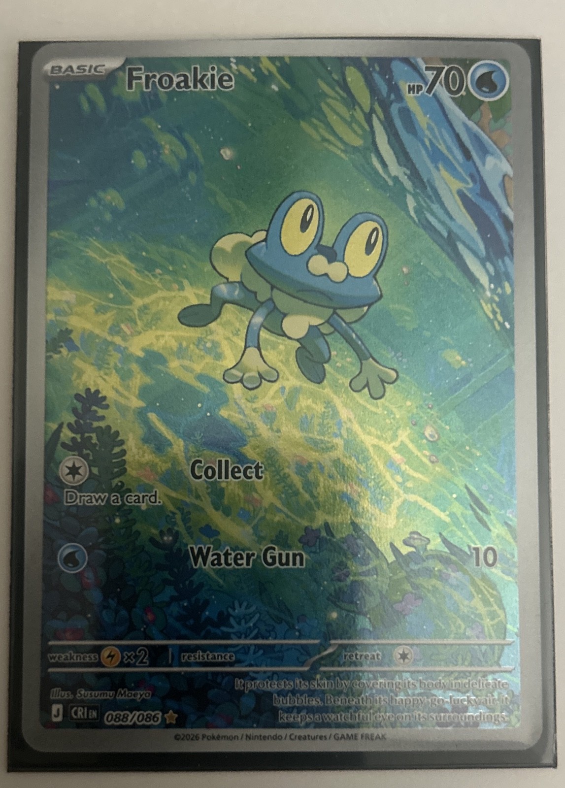Froakie 088/086 Me04: Chaos Rising Holo Froakie 088/086 Me04: Chaos Rising Holo