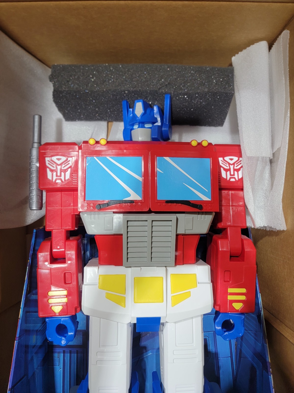 EXTRA PROTRECTED Big-Figs 30” Transformers Optimus Prime Action Figure Hasbro EXTRA PROTRECTED Big-Figs 30” Transformers Optimus Prime Action Figure Hasbro