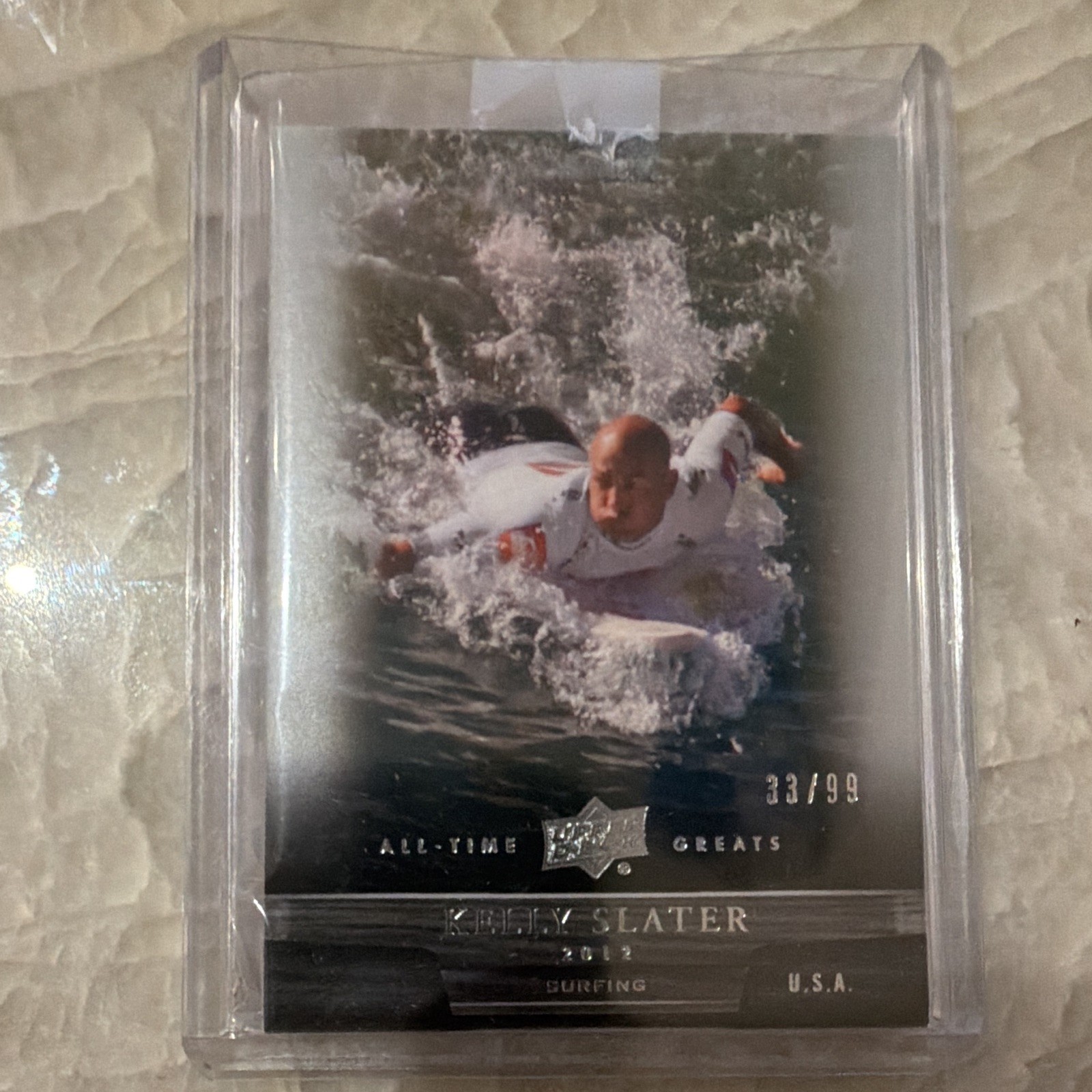 Upper Deck 2012 UD All-Time Greats Kelly Slater #84 U.S.A. 33/99
