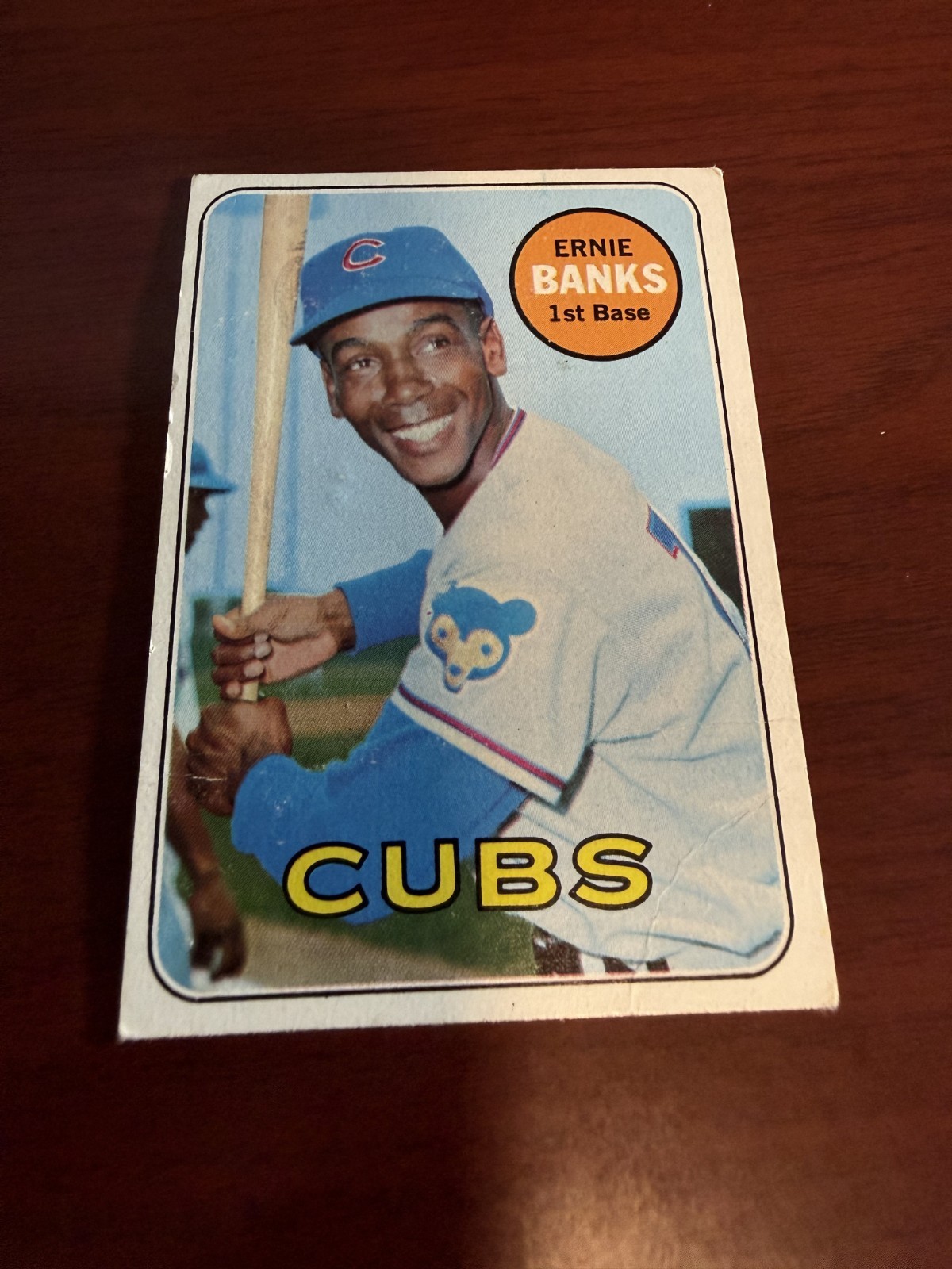 1969 Topps #20 Ernie Banks HOF. VG(cr) 1969 Topps #20 Ernie Banks HOF. VG(cr)