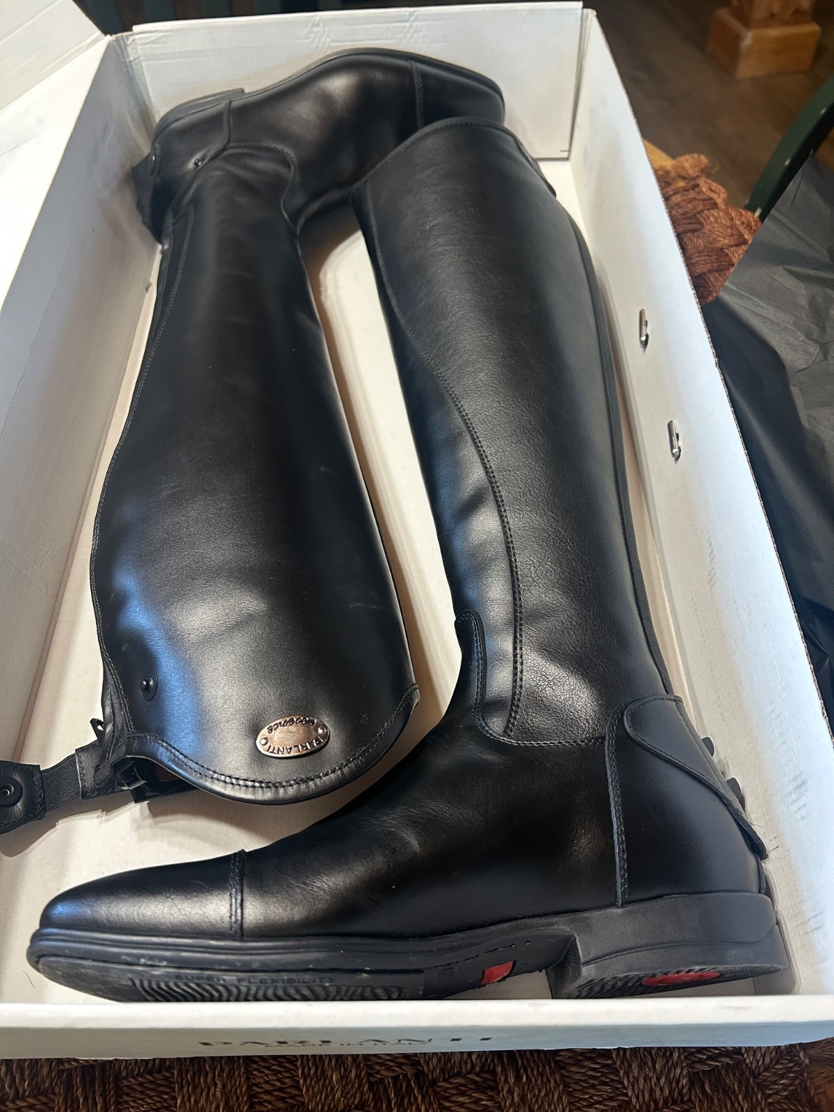 Tampa Black Dress Parlanti tall boots 39LH+ Tampa Black Dress Parlanti tall boots 39LH+