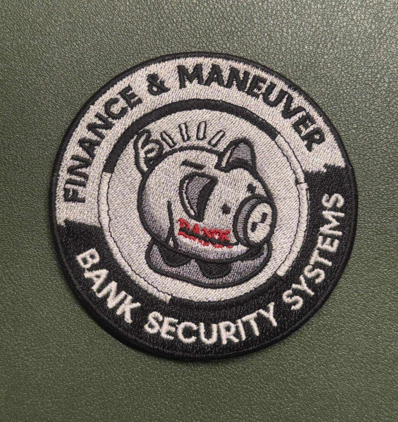 Finance and Maneuver F/M Bank Security Systems Patch 3.25~inch | [MAKE OFFER]