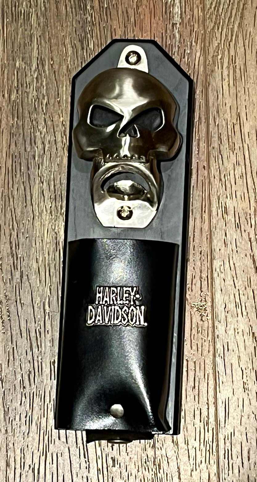 Rare 2006 Harley-Davidson Willie G. Skull Bottle Opener Magnet/WallMount