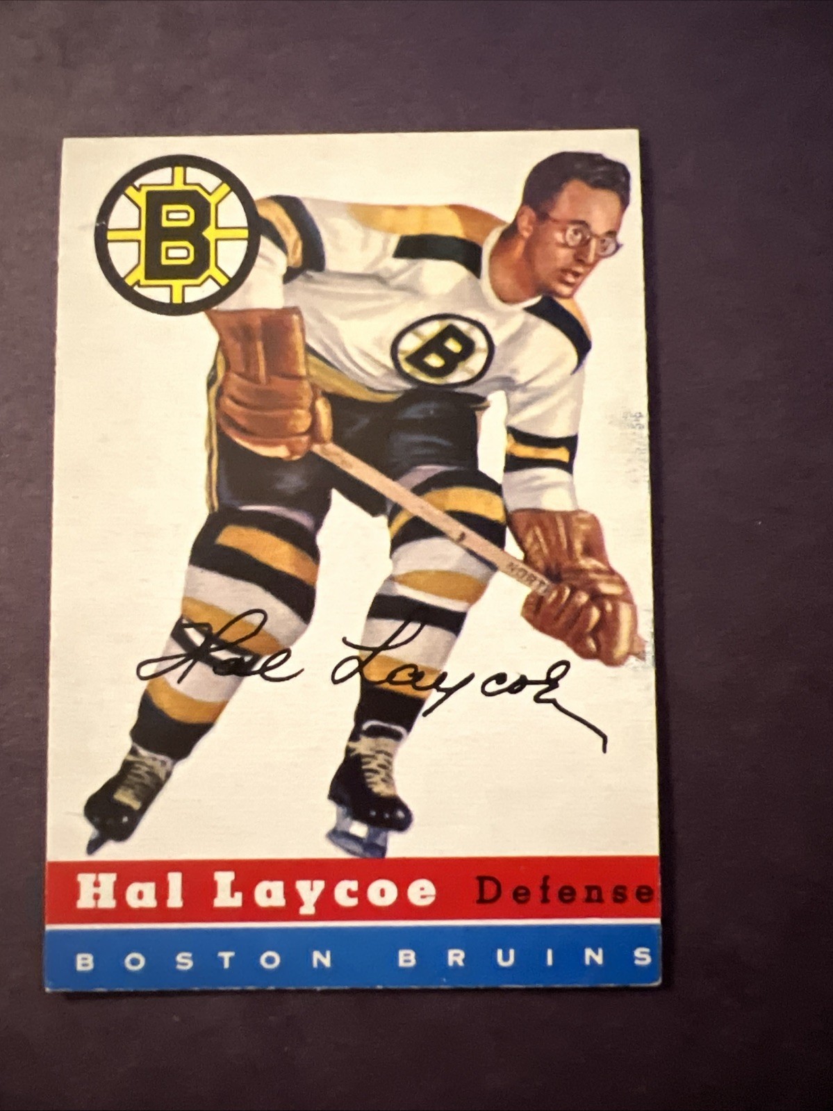 1954-55 Topps - Hal Laycoe #38