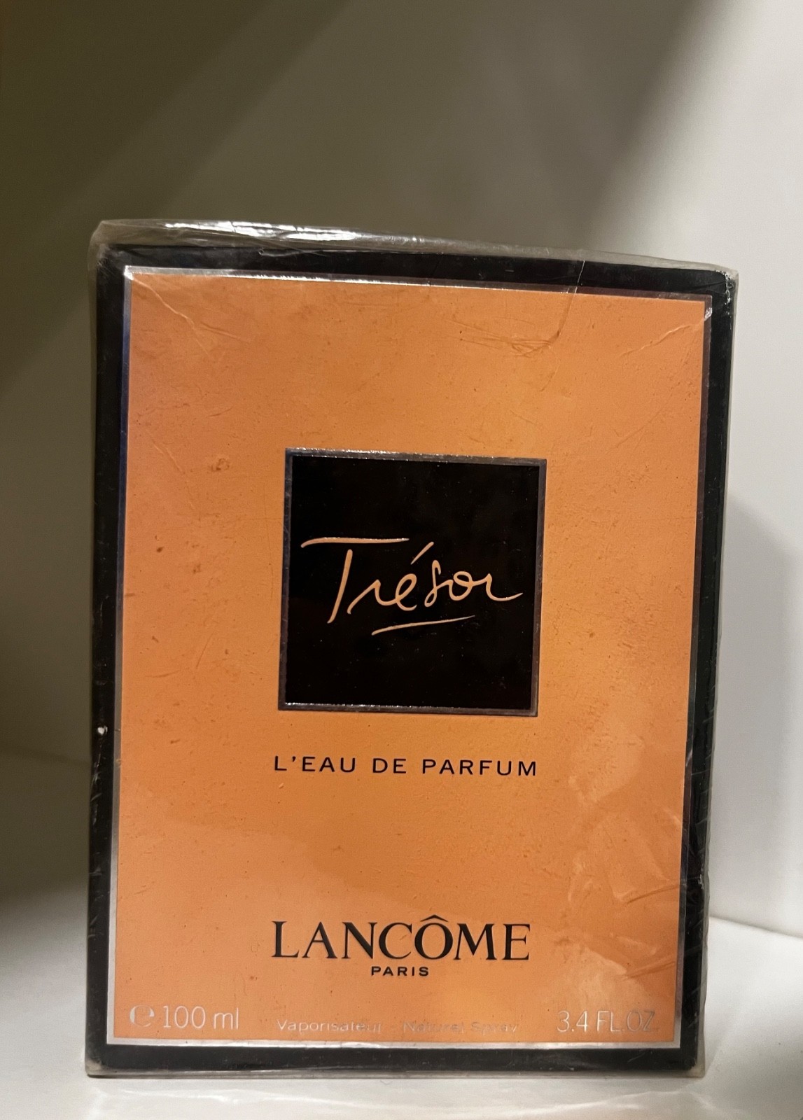 Vintage Lancome Tresor L\'Eau de Parfum 3.4oz 100ml EDP Sealed Box RARE