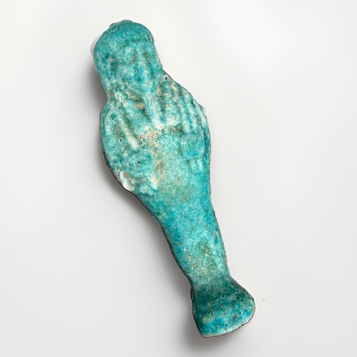 3” Ancient Egyptian Blue Faience Ushabti Shabti Figurine Mummiform Funerary 3” Ancient Egyptian Blue Faience Ushabti Shabti Figurine Mummiform Funerary