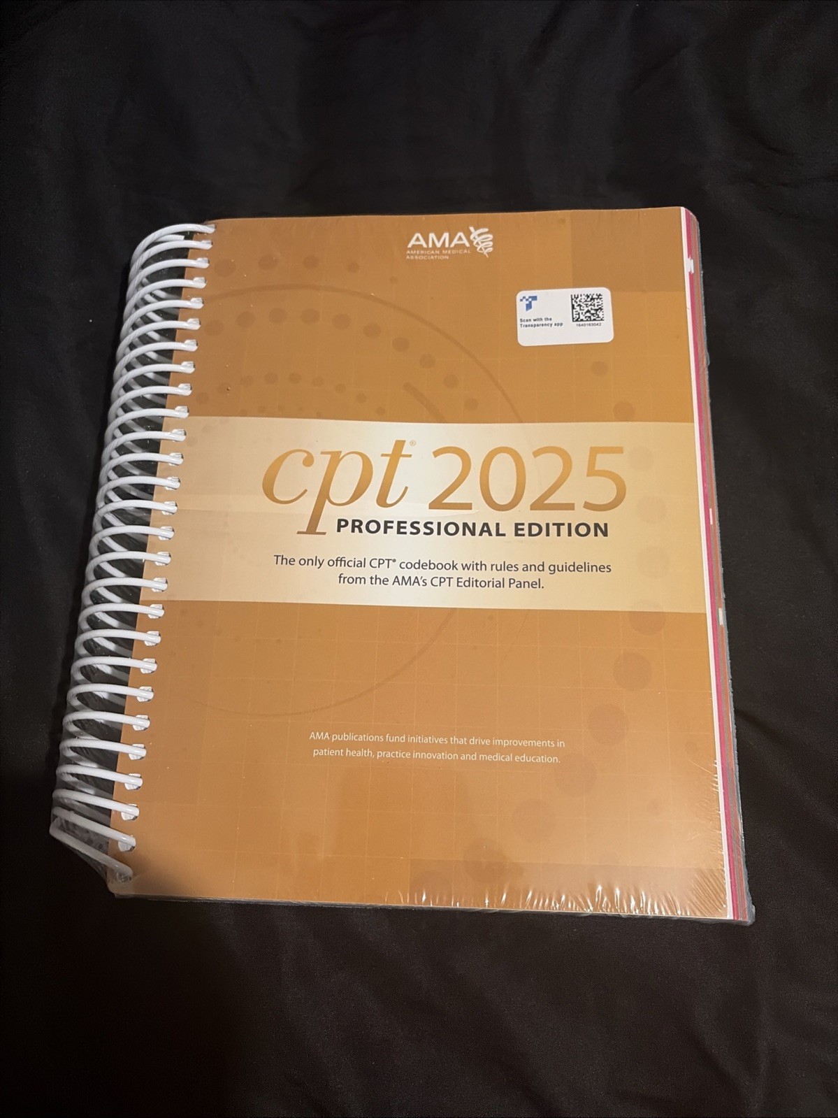 CPT Professional 2025 by American Medical Association (2024, Spiral)