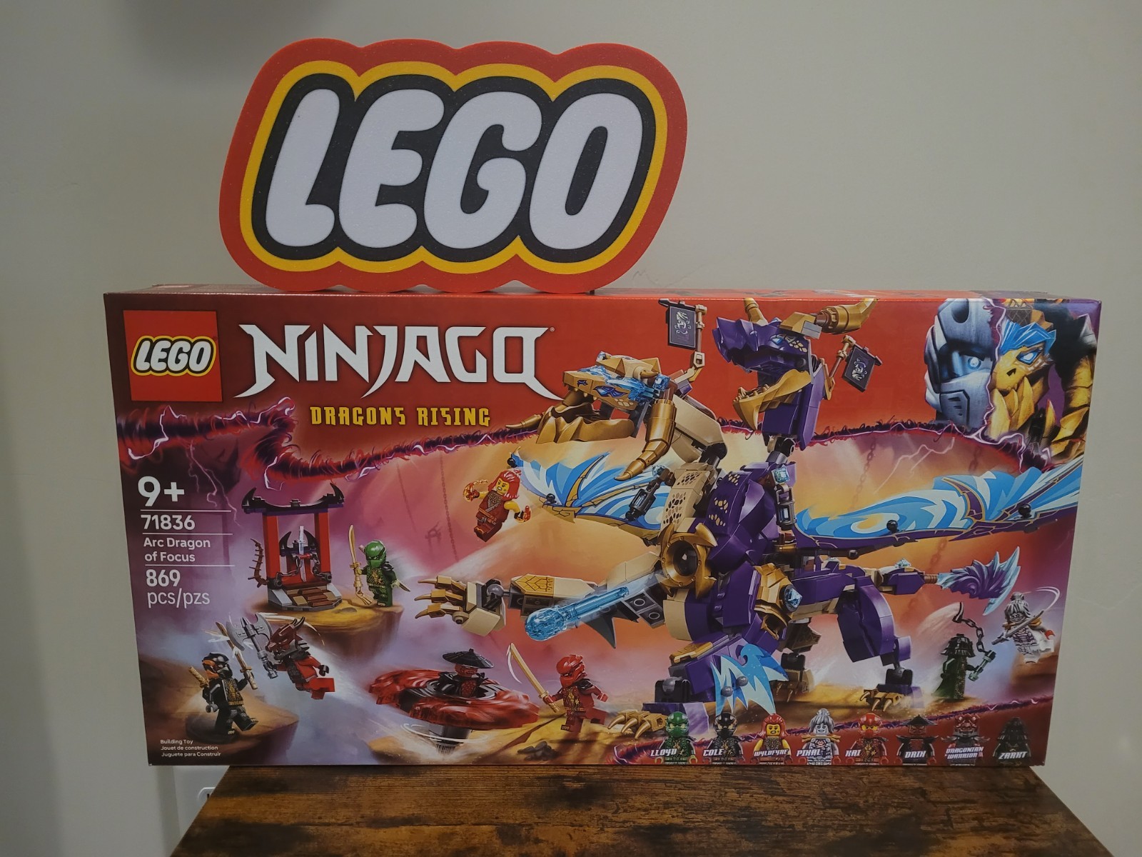 LEGO #71836 NINJAGQ ARC DRAGON OF FOCUS NEW SEALED LOWER 48 STATES LEGO #71836 NINJAGQ ARC DRAGON OF FOCUS NEW SEALED LOWER 48 STATES