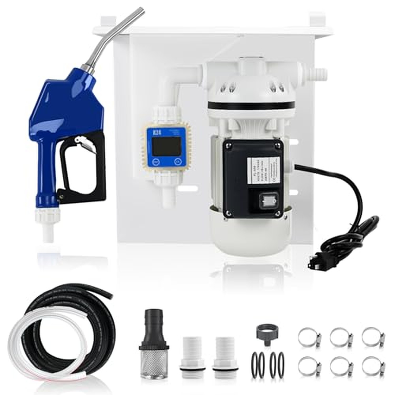 110V–120V AC DEF Transfer Pump Kit with IBC Tote Hanging Backplate 110V–120V AC DEF Transfer Pump Kit with IBC Tote Hanging Backplate
