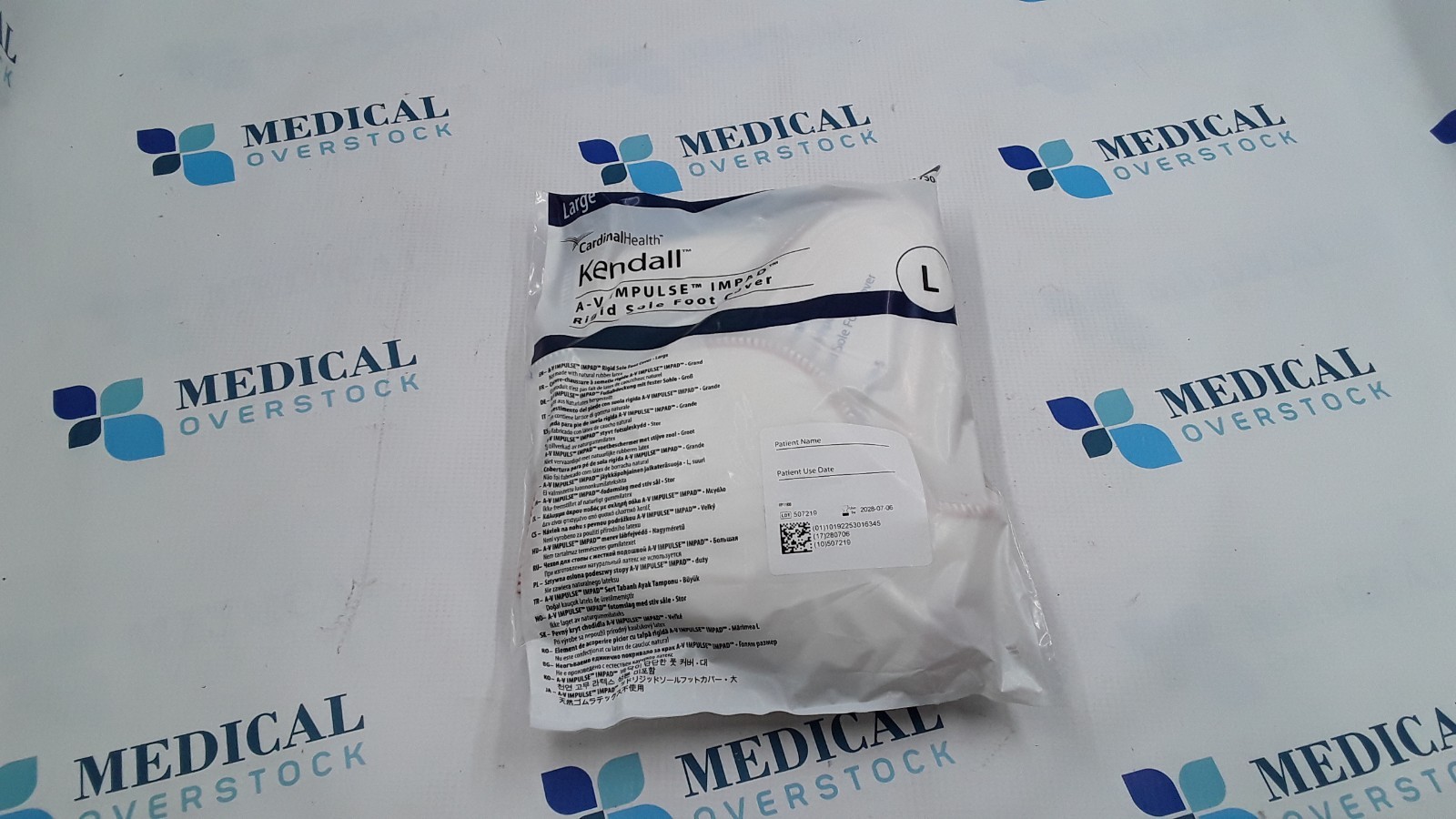 Cardinal Kendall A-V Impulse IMPAD Rigid Sole Foot Cover Large REF AV750-5