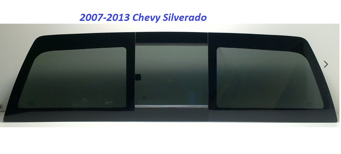 Fits 2007-2013 Chevy Silverado Back Glass Manual Sliding Window Non-Heat Fits 2007-2013 Chevy Silverado Back Glass Manual Sliding Window Non-Heat