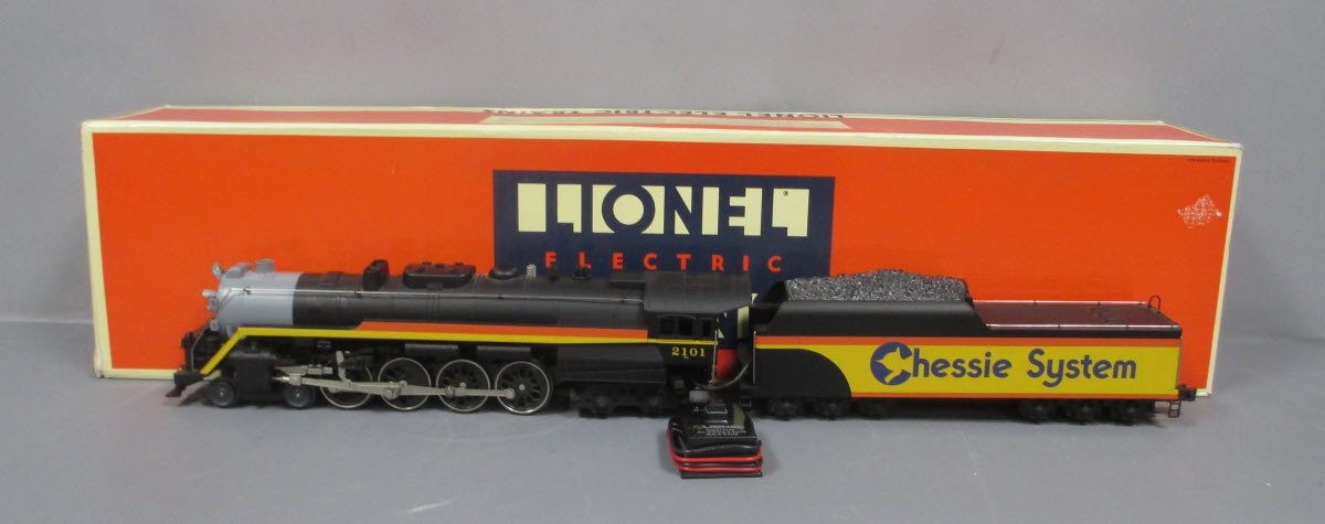 Lionel 6-18011 O Gauge Chessie 4-8-4 T1 Steam Locomotive & Tender #2101 LN/Box