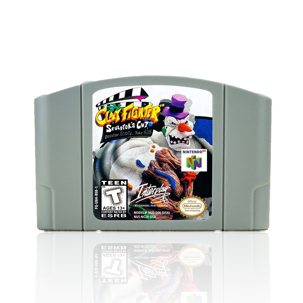 Clay Fighter: Sculptor`s Cut - Nintendo 64 (N64) Timeless classic Popular title