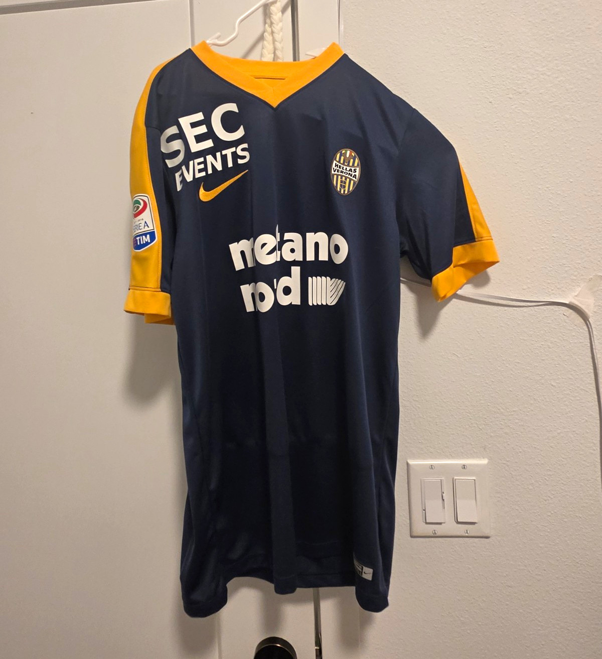Nike Italy Serie A Hellas Verona Seung woo Lee  Jersey Men’s M  Korean National