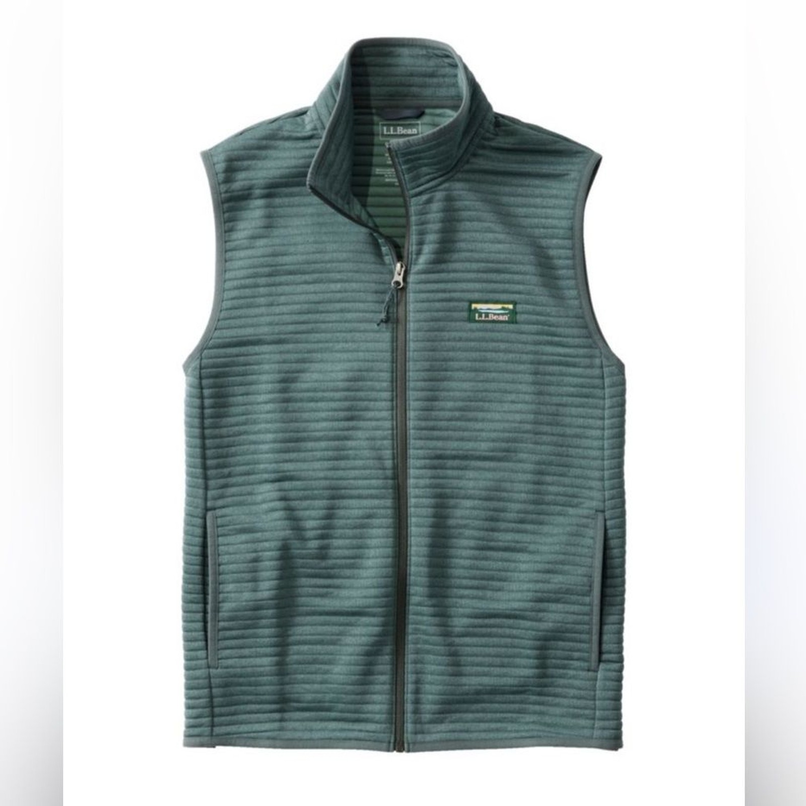 L.L.Bean Men\'s Airlight Vest Green Hiking Outdoor Size Xlarge UPF 50+