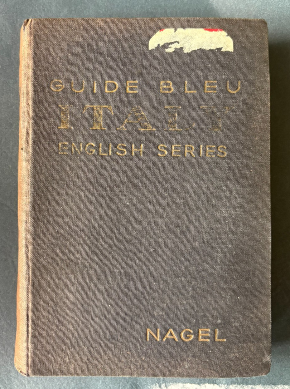 OL Vintage 1949 Nagel\'s Italy Italian Travel Guide with 14 Maps & 52 Plans Book