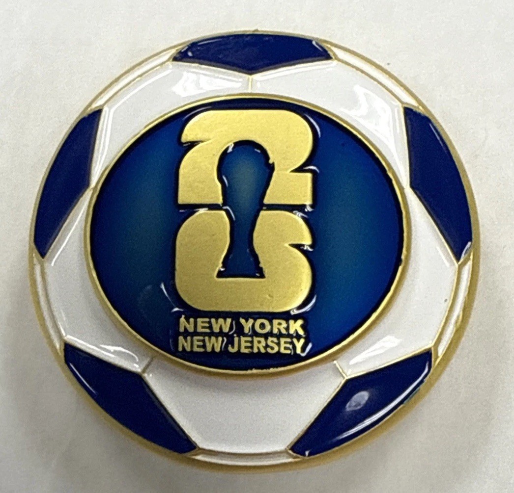 FBI New Jersey / New York FIFA World Cup Championship Small Challenge Coin FBI New Jersey / New York FIFA World Cup Championship Small Challenge Coin