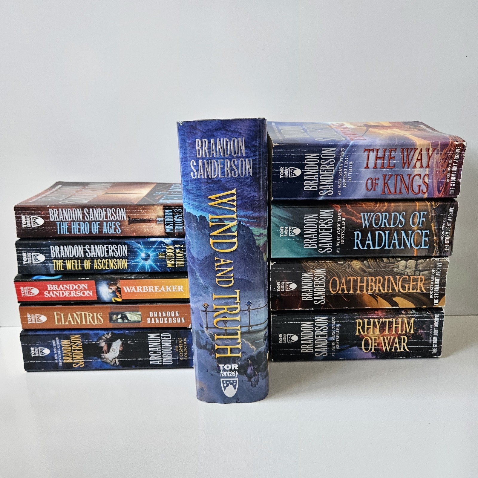 Brandon Sanderson Cosmere Book Lot Elantris Stormlight and More: 10 Books Total Brandon Sanderson Cosmere Book Lot Elantris Stormlight and More: 10 Books Total
