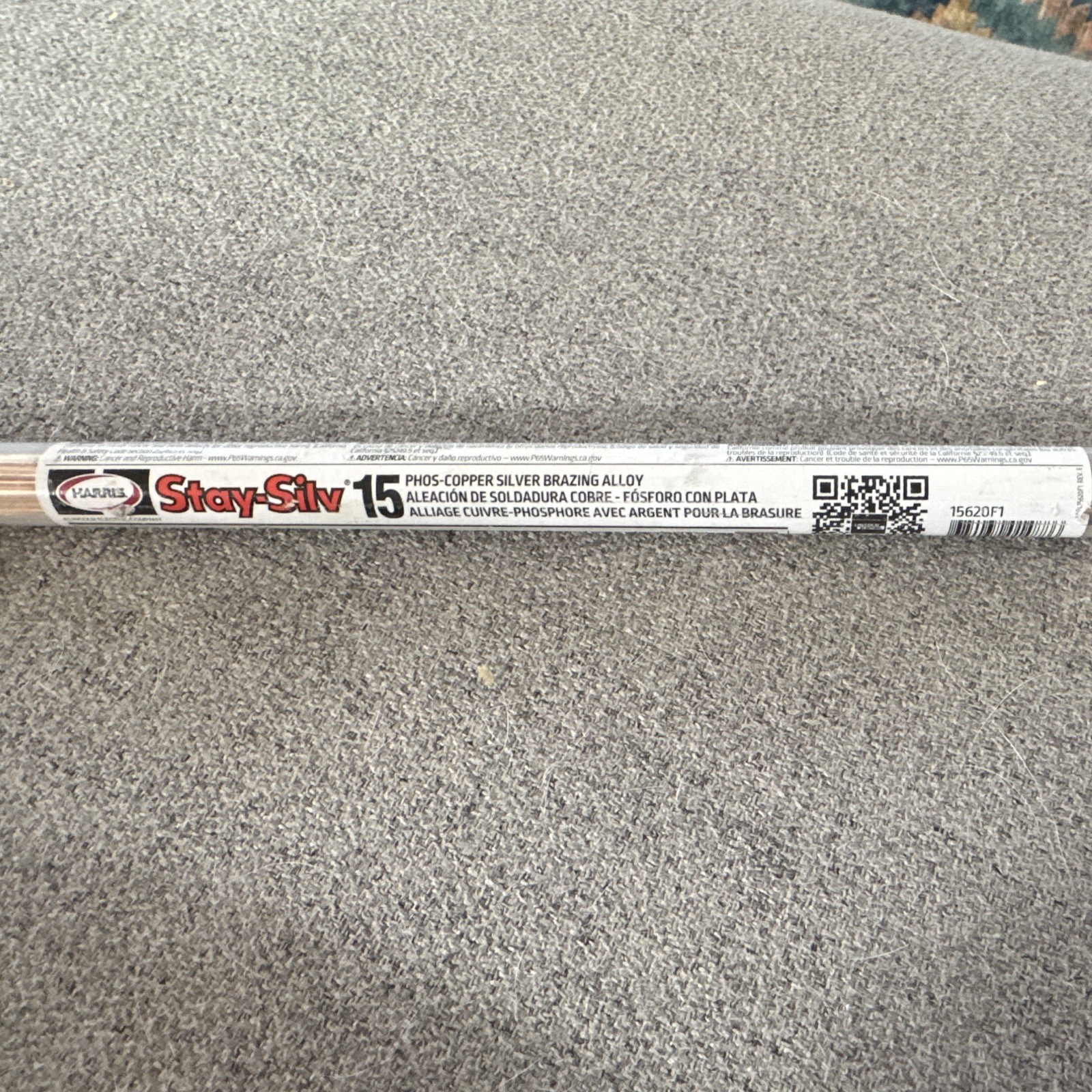 Harris Stay-Silv 15 Phos-Copper Silver Brazing Rod 19in BCuP-5 15620F1 Harris Stay-Silv 15 Phos-Copper Silver Brazing Rod 19in BCuP-5 15620F1