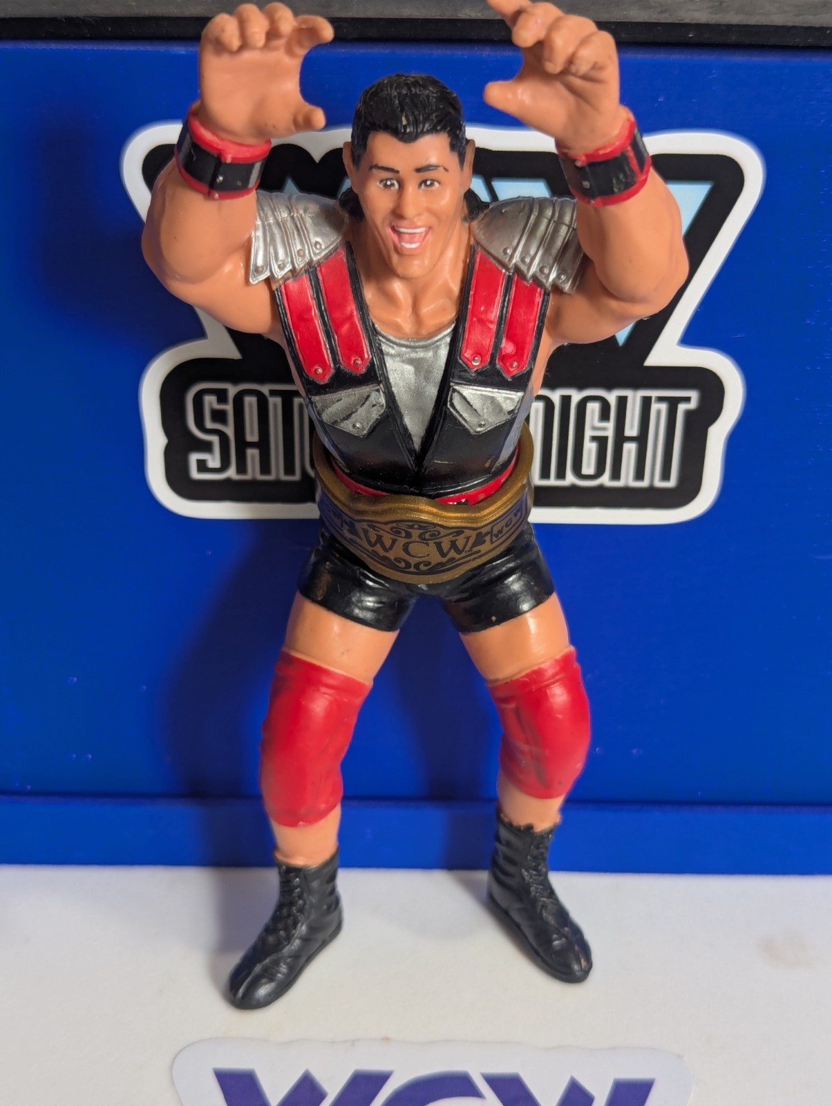 Vintage WCW Galoob El Gigante - WWF Mattel LJN Hasbro - UK Exclusive Read** Vintage WCW Galoob El Gigante - WWF Mattel LJN Hasbro - UK Exclusive Read**
