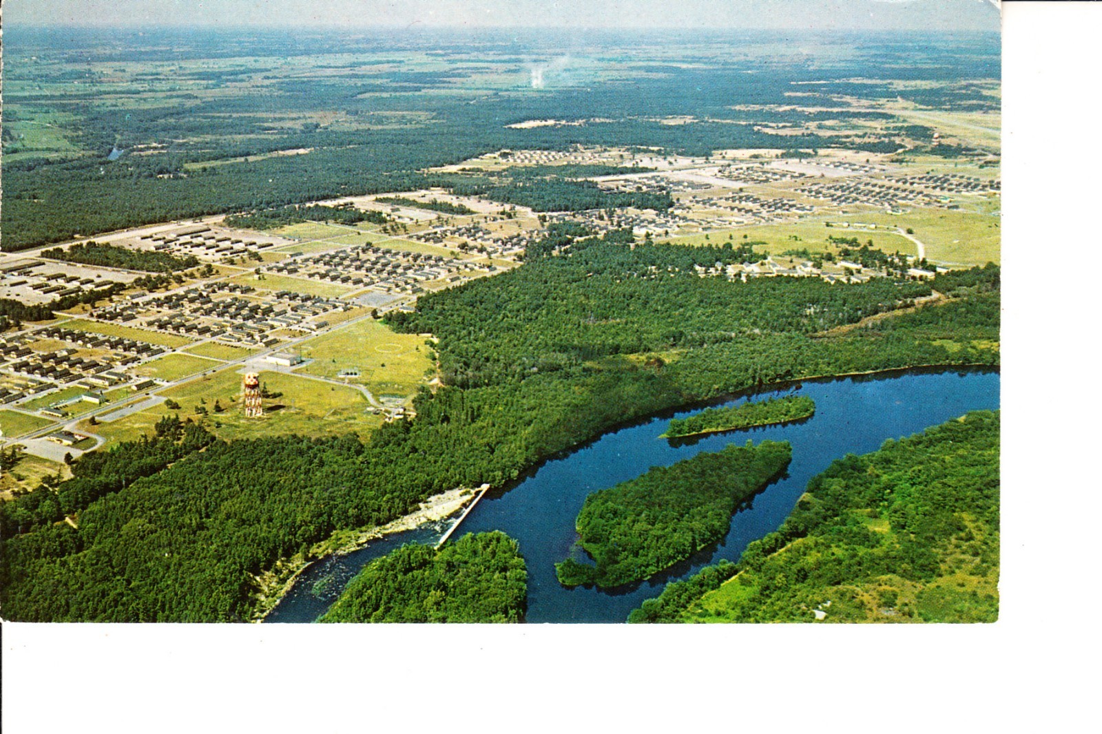 Camp Drum, NY Aerial View 1950s Camp Drum, NY Aerial View 1950s