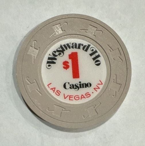 Westward Ho Casino Las Vegas Nevada 1 Dollar Gaming Chip