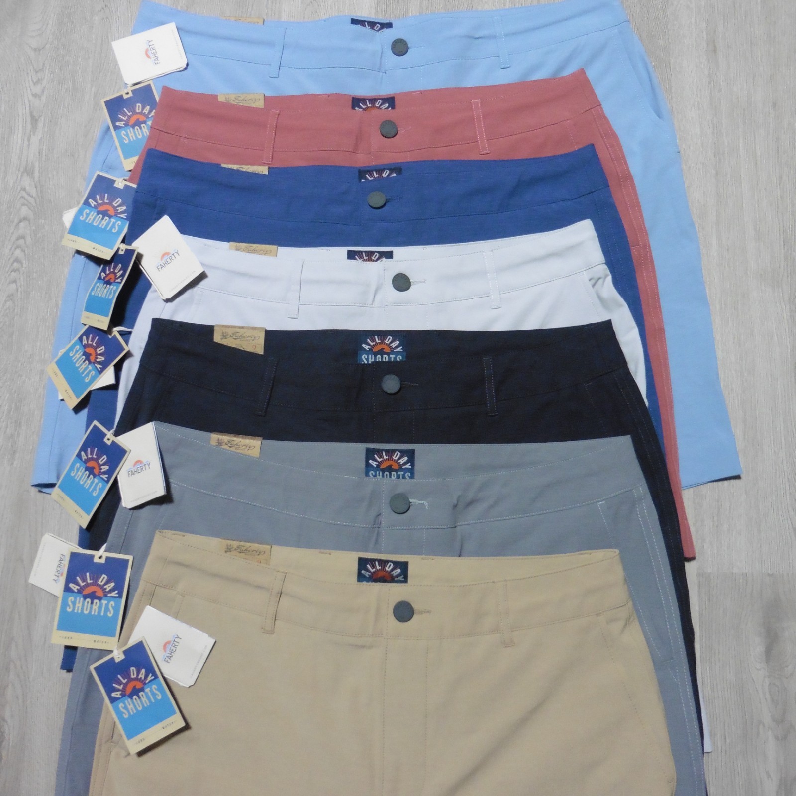 FAHERTY Mens ALL DAY SHORTS 2.0 PERFORMANCE GOLF 9\