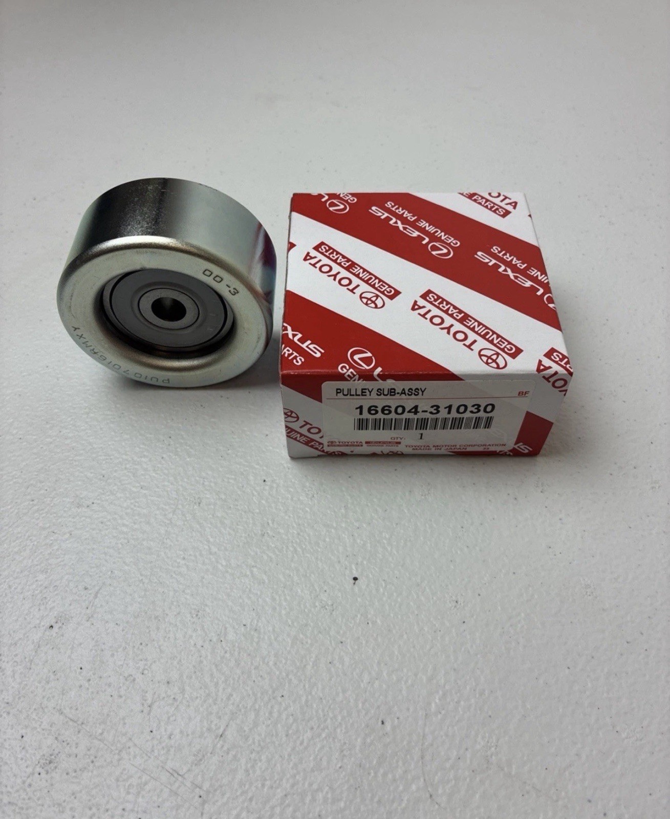 GENUINE Toyota OEM Serpentine Drive Belt Idler Pulley 16604-31030 / 1660431030 GENUINE Toyota OEM Serpentine Drive Belt Idler Pulley 16604-31030 / 1660431030