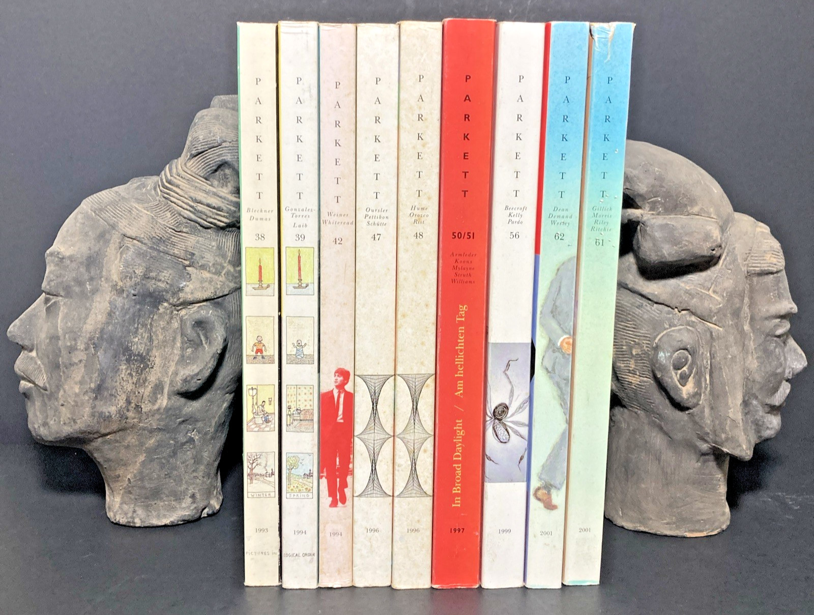 Lot Of 9 Books | Parkett | 1993 - 2001 | German + English Language