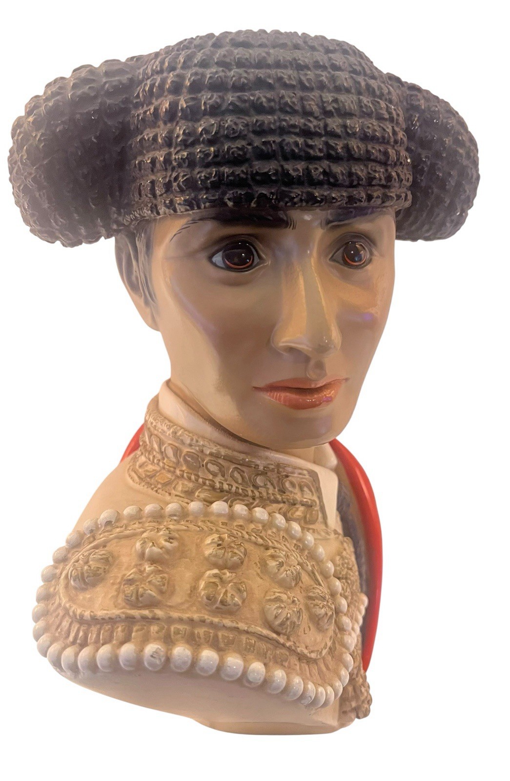Vintage MCM Chalkware Matador Bust Marwal by Brower 1966 Spanish Bull Fighter