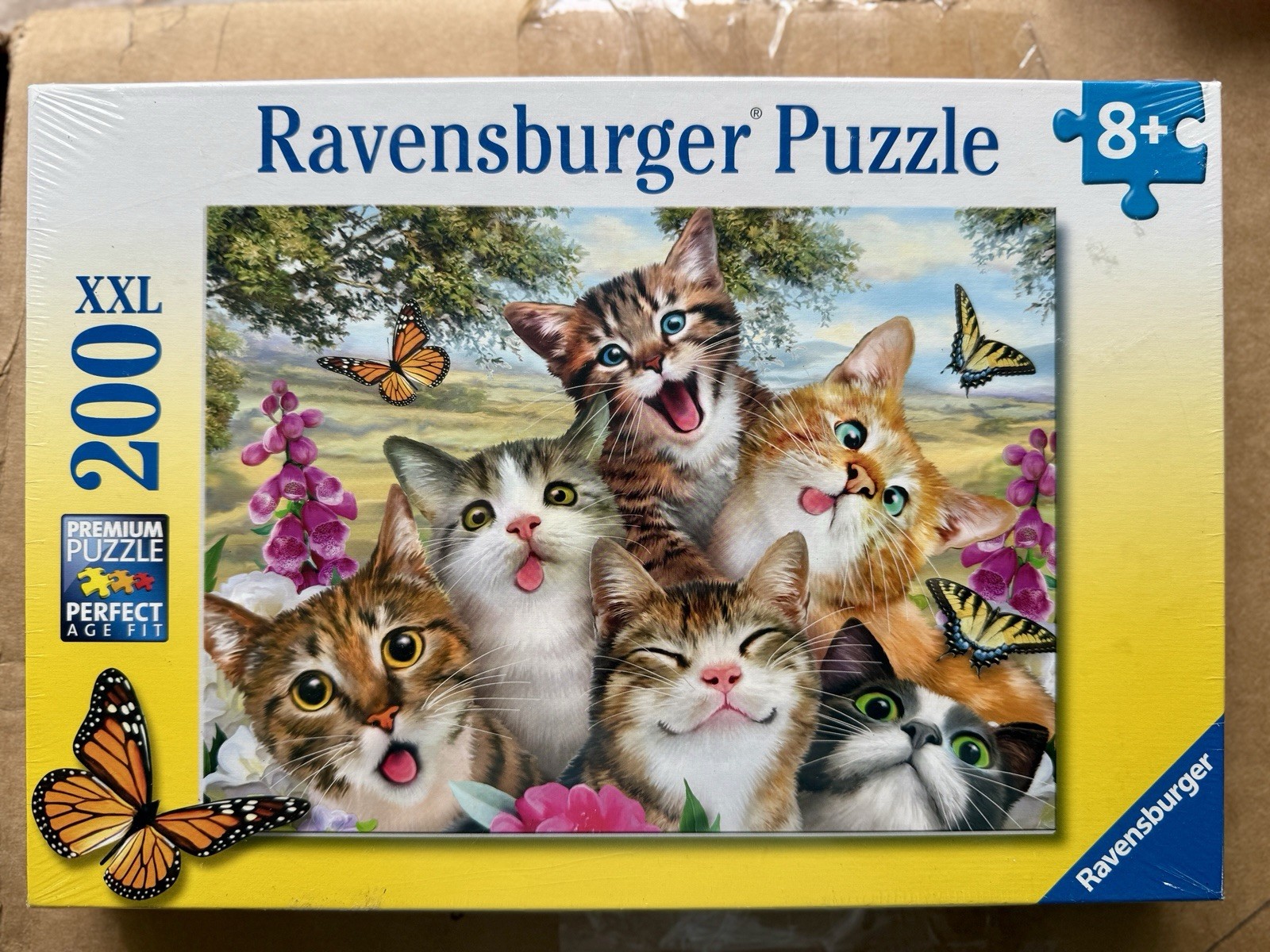 NEW Ravensburger FRIENDLY FELINES 200 XXL Pc Kittens Cats Jigsaw Puzzle SEALED