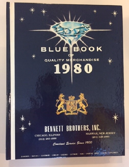 VINTAGE BENNETT BROTHERS BLUE BOOK OF QUALITY MERCHANDISE 1980