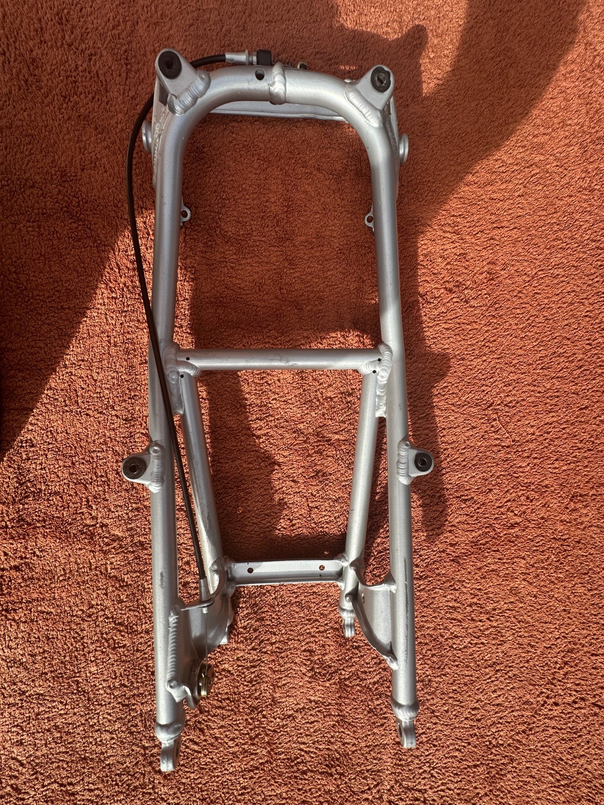 Ducati 998S genuine Ducati Monoposto aluminium rear subframe lock, cable & catch