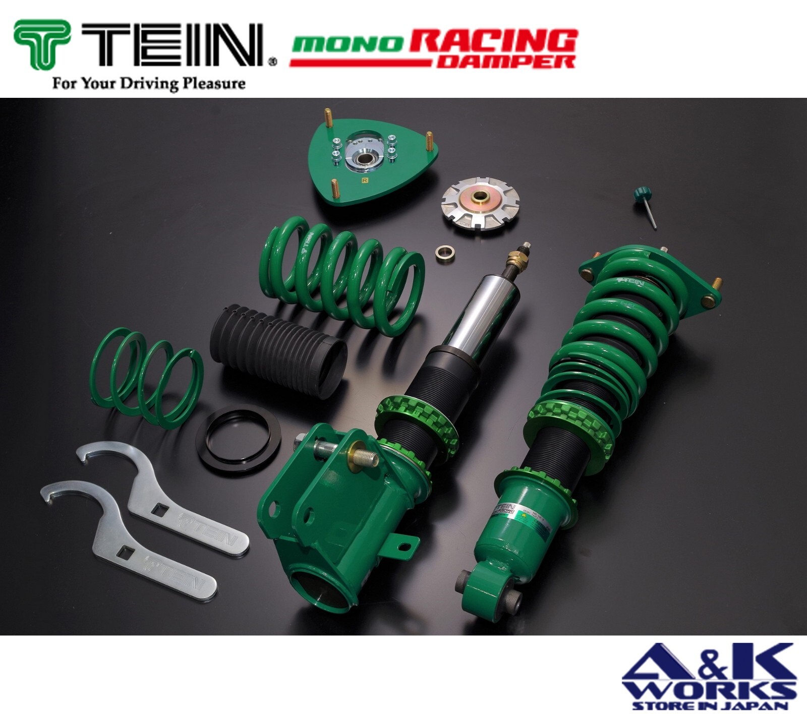 TEIN VSSB0-K1LS1 MONO RACING adjustable coilover KIT for SUBARU WRX STI VAB