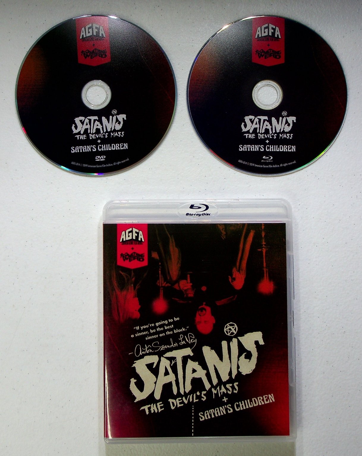 Satanis The Devil\'s Mass + Satan\'s Children Blu-ray 2019 AGFA Horror Cult Film Satanis The Devil\'s Mass + Satan\'s Children Blu-ray 2019 AGFA Horror Cult Film