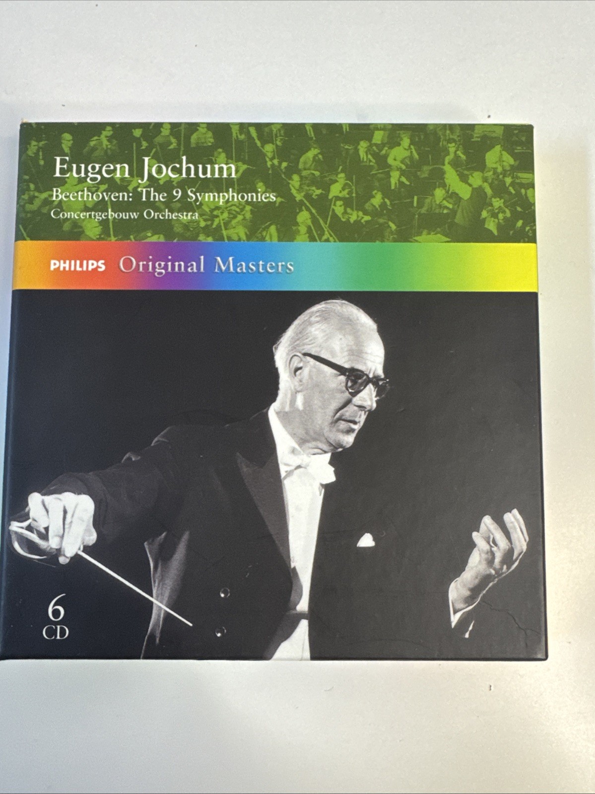 RARE Eugen Jochum Beethoven The 9 Symphonies Philips Original Masters 6 Cd MINT RARE Eugen Jochum Beethoven The 9 Symphonies Philips Original Masters 6 Cd MINT
