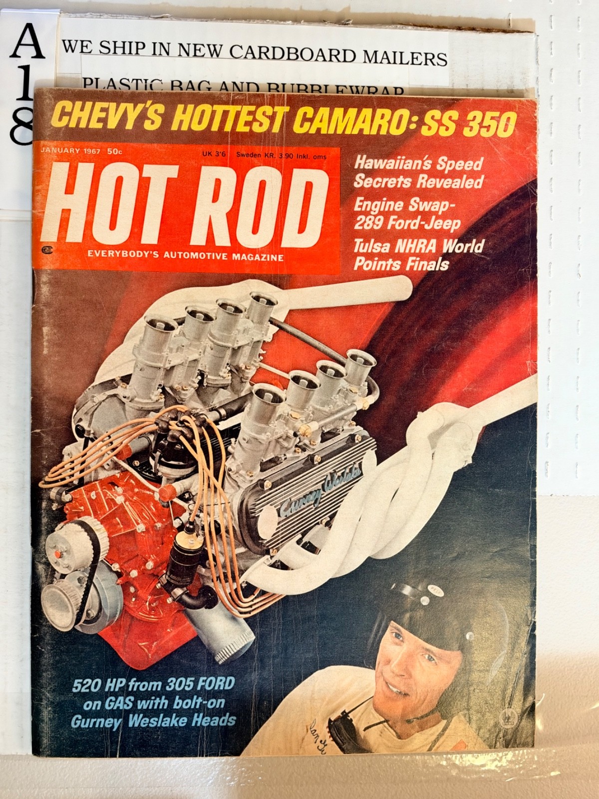 Vintage Hot Rod Magazine January 1967