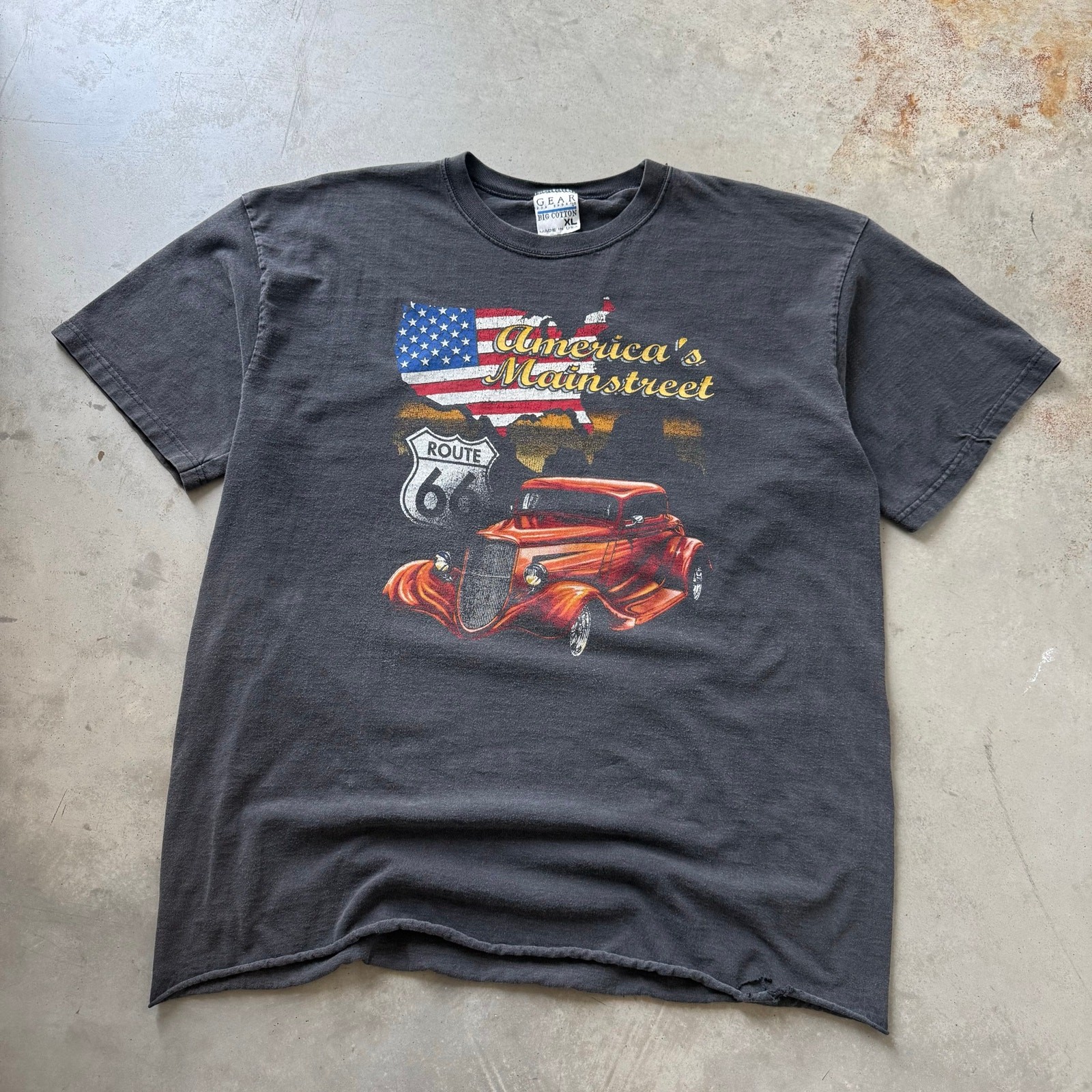 Vintage 90s America’s Mainstreet Hot Rod Classic Car Retro Faded T-shirt Size XL Vintage 90s America’s Mainstreet Hot Rod Classic Car Retro Faded T-shirt Size XL