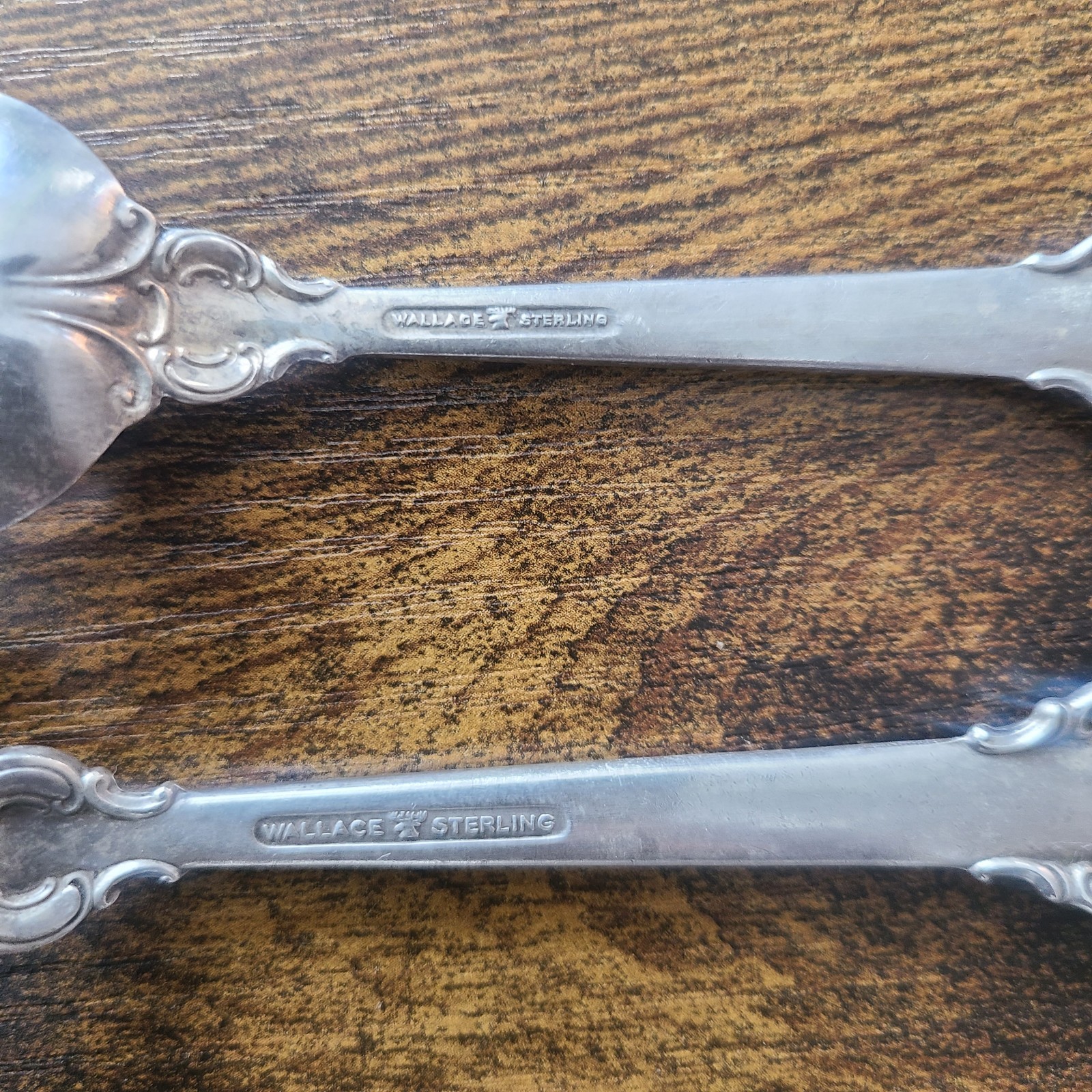 15 pc vintage Wallace Stering Sliver Spoon Kife Forlk 15 pc vintage Wallace Stering Sliver Spoon Kife Forlk