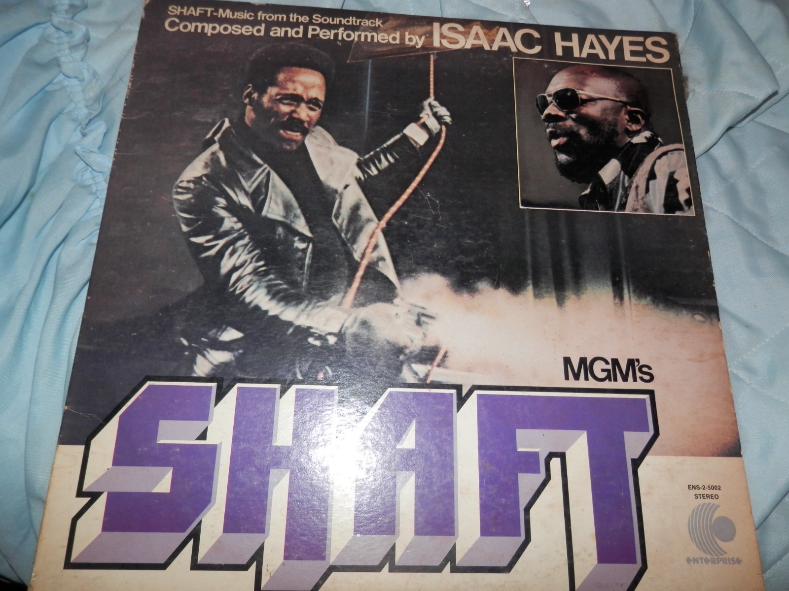 Issac Hayes Shaft Soundtrack MGM Soundtrack Double Vinyl Album Issac Hayes Shaft Soundtrack MGM Soundtrack Double Vinyl Album