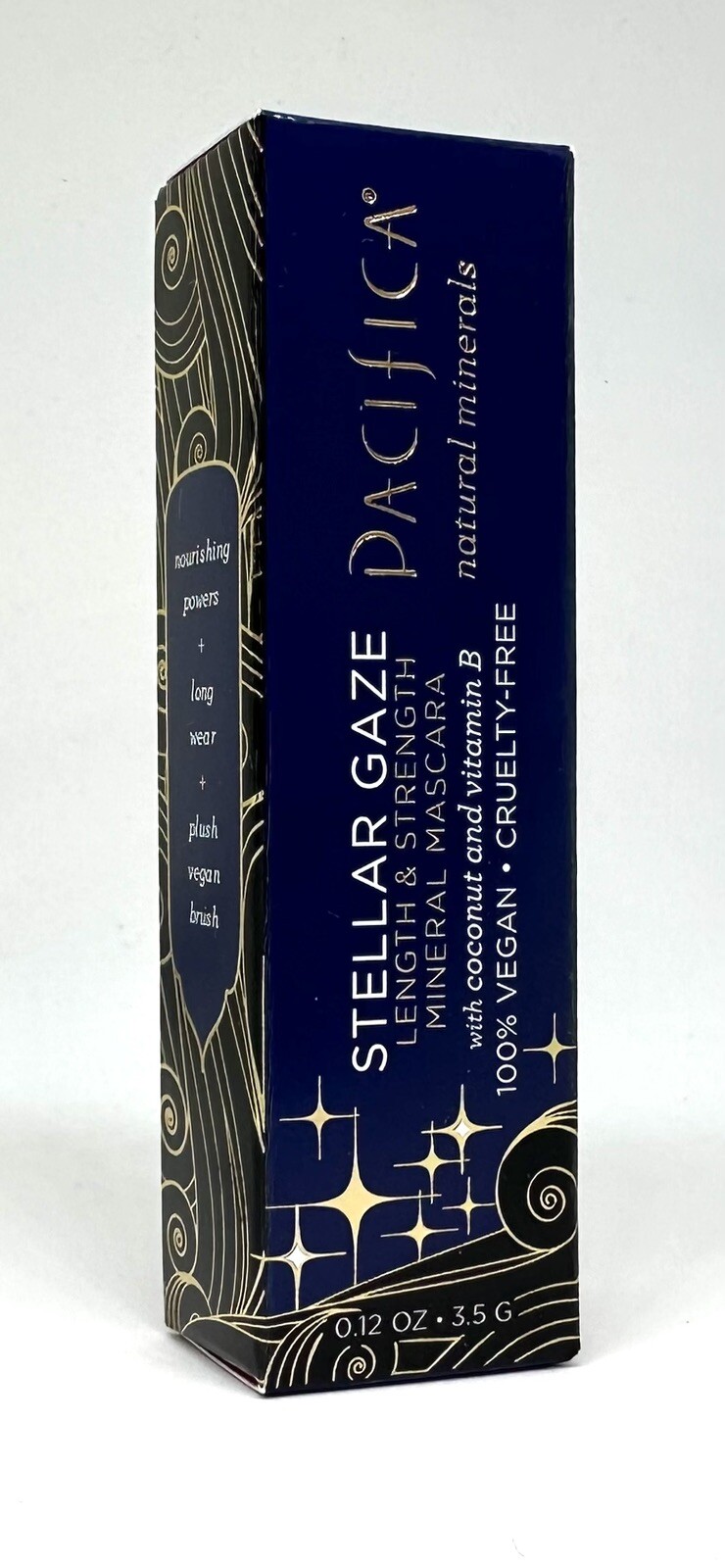 Pacifica Stellar Gaze Length & Strength Mineral Mascara BLACK Travel 0.12oz BNIB Pacifica Stellar Gaze Length & Strength Mineral Mascara BLACK Travel 0.12oz BNIB