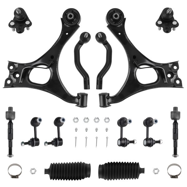 14Pcs Suspension Kit Front Lower Control Arms Fit for Honda Civic 2006 - 2011 Al