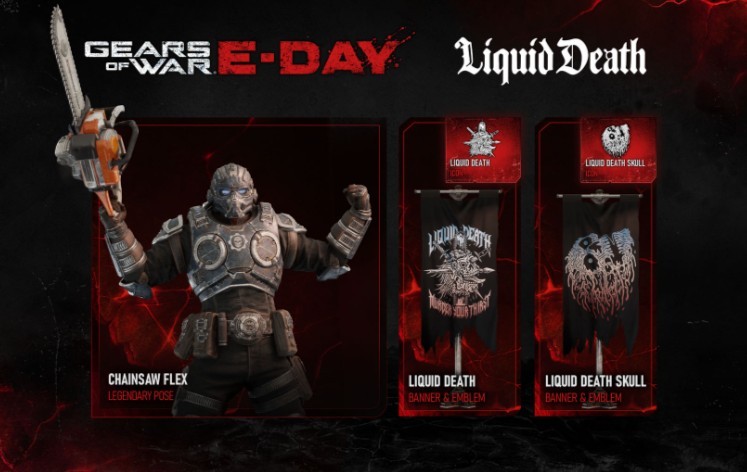 Gears Of War E Day added content Liquid Death Bundle Gears Of War E Day added content Liquid Death Bundle