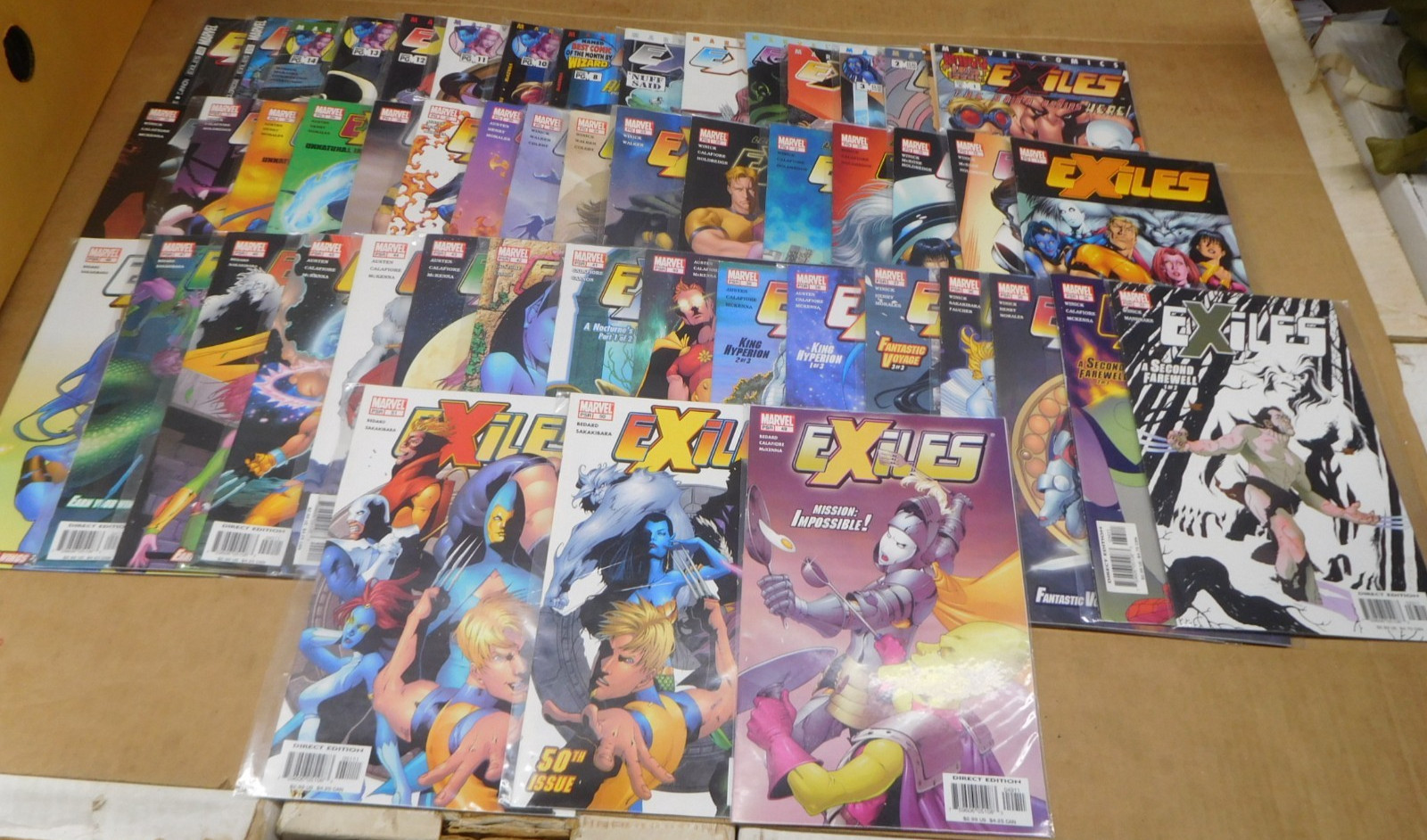 EXILES #1-51 Marvel Comics Run Lot Set 2001 McKone Winick EXILES #1-51 Marvel Comics Run Lot Set 2001 McKone Winick