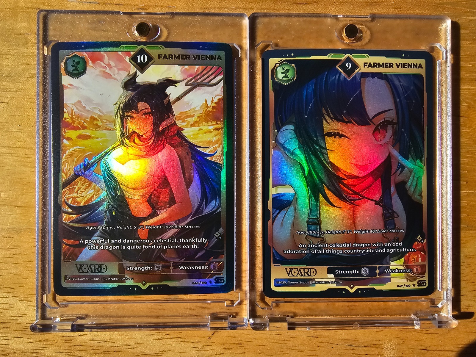 Gamersupps VCARD TCG  - Rising Stars - Awakend World - Divine Chaos